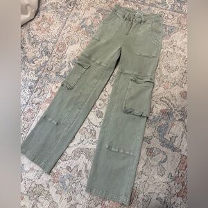 PTCL Ethical Clothing Utility Pants Olive Green Cargo Stretch Pants 25
